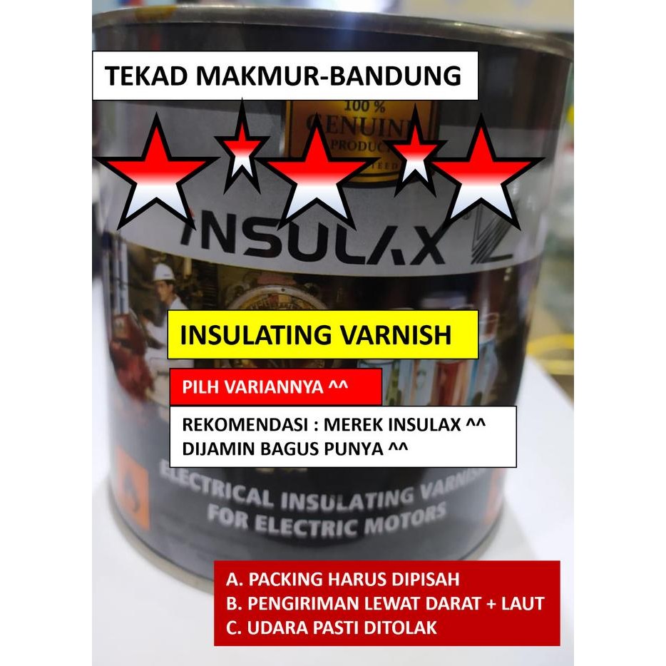 

HARGA DISC - Insulating Varnish Angkerlak (Pilh Variannya)