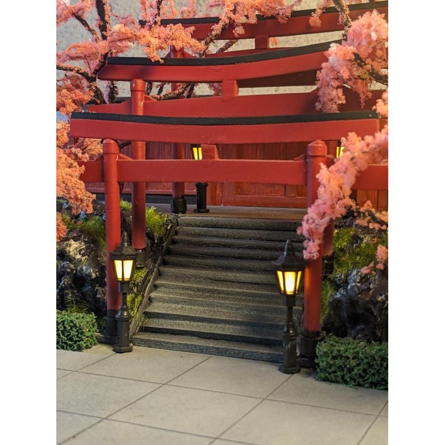 Diorama torii gate Japan vibes , cocok untuk miniscale , diecast skala 64 , tomica dll
