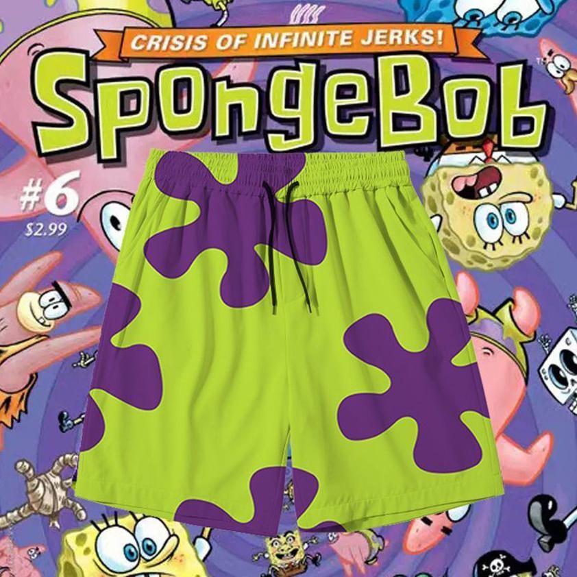 Premium Celana Basket Patrick / Celana Kolor / Boxer Patrick / Celana Spongebob High Quality