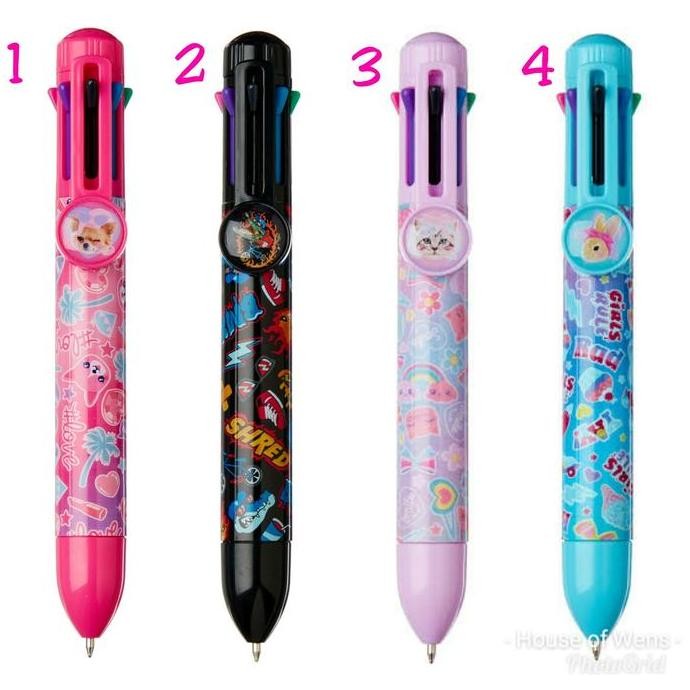 

Tersedia Smiggle Stylin Rainbow Pen - Pulpen Warna Smiggle