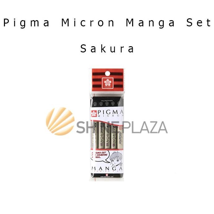 

Tersedia Sakura Pigma Micron Manga Drawing Pen Set - Pulpen Brush Spidol Gambar Hitam