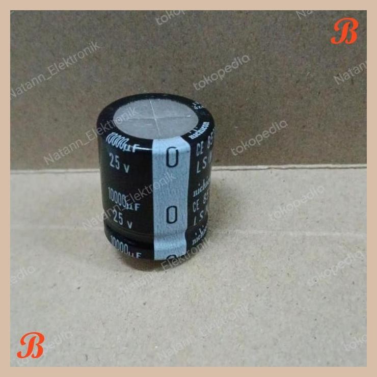 [MRD] 6230 KAPASITOR ELCO 10000UF 10.000UF 10000 UF 25V NICHICON ORIGINAL