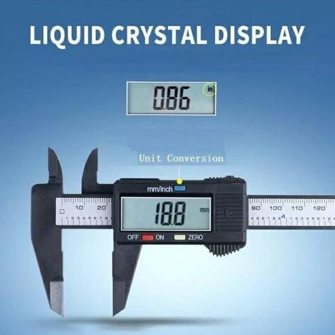

siap kirim jangka sorong sketmat digital sigmat dengan lcd penggaris ukur