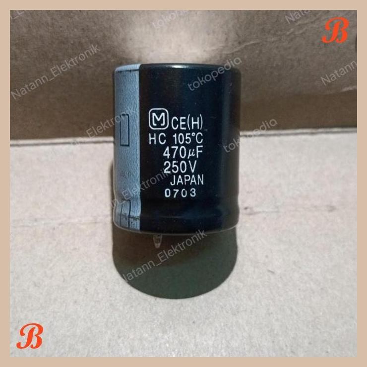 [MRD] 5983 KAPASITOR ELCO 470UF 470 UF 250V 250VOLT 250 VOLT PANASONIC