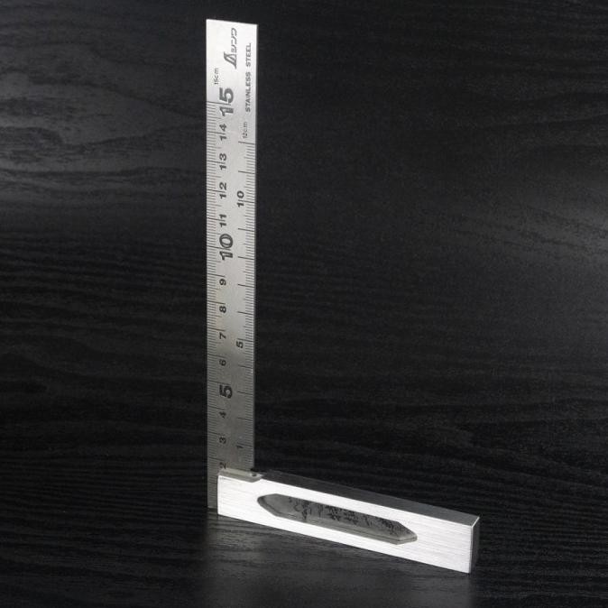 

siap kirim penggaris siku tukang 15cm precision machinist square shinwa 62009