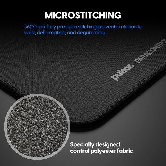 PULSAR PARACONTROL XL V2 BLACK MEDIUM SPEED GAMING MOUSE PAD