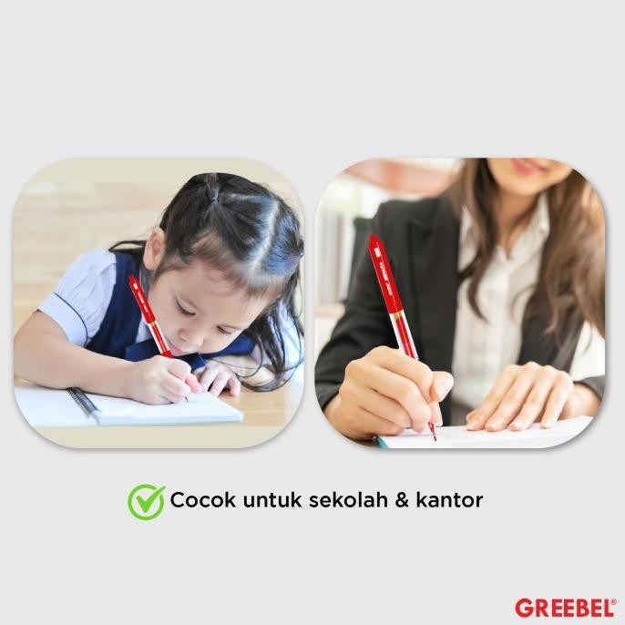 

Tersedia Greebel Pulpen Gel / Gel Pen Genara Gp-508 0.5 Merah (12Pcs/Set) / Ballpen Gel Ballpoint Bolpen Bolpoin Pena Gel