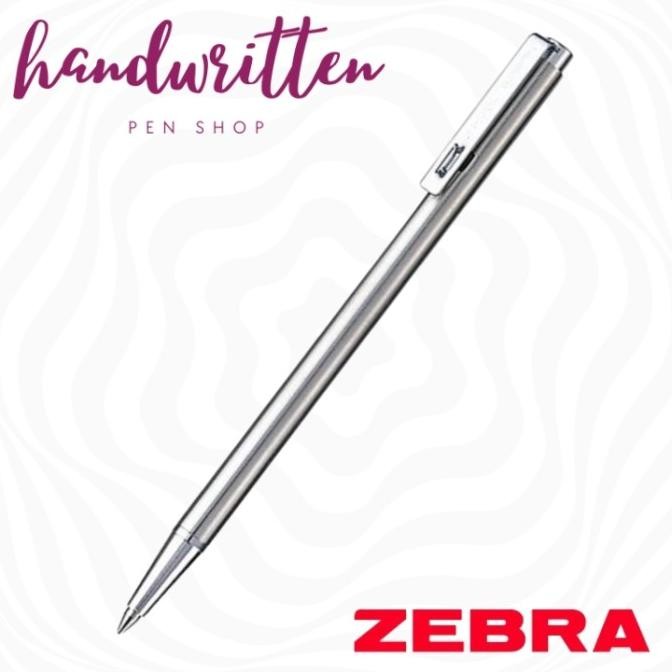 

Tersedia Zebra Techo T-3 | T3 Stainless Steel Mini Ballpoint Pen / Pulpen