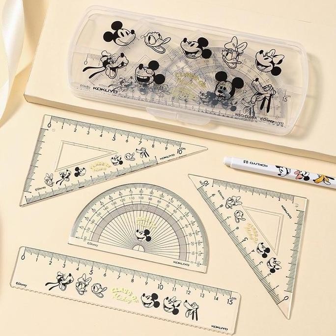 

siap kirim ruller / penggaris set mickey kokuyo 100% original