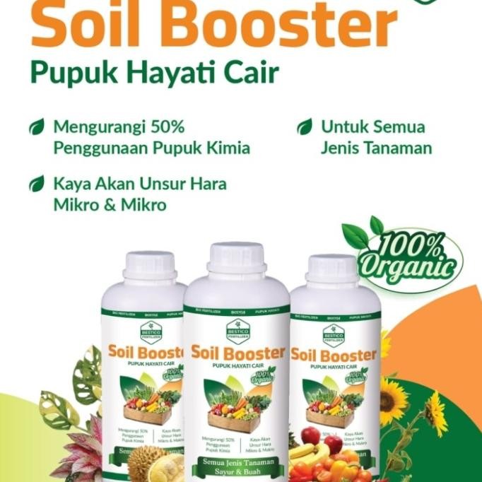 Bestico Soil Booster POC, Pupuk Organik Cair 100% Organic Tanah Tanaman