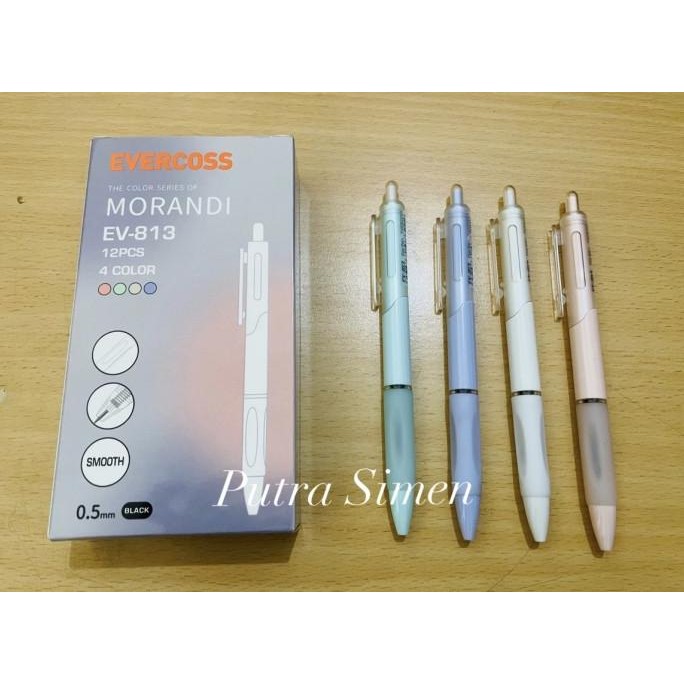 

Tersedia [Per Lusin] Pulpen Evercoss Ev-813 Gel Pen 0.5