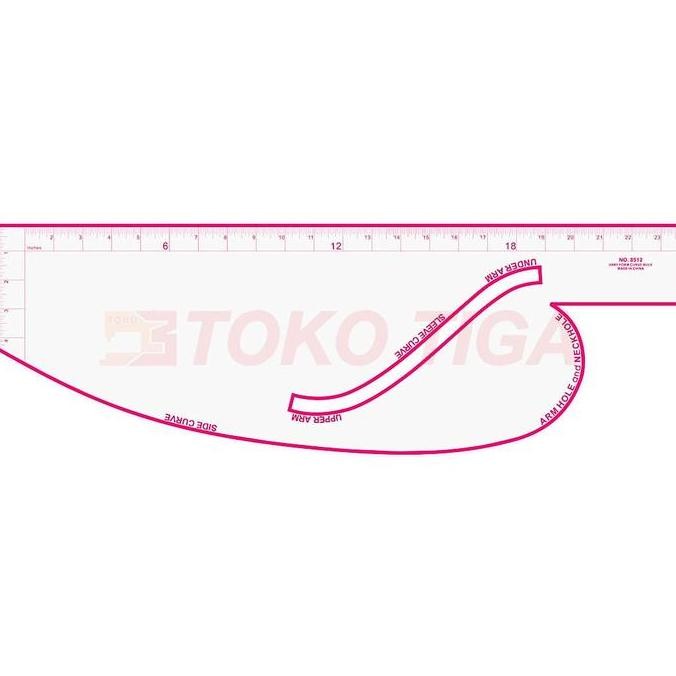 

siap kirim penggaris jahit/menjahit/busana - bahu leher lengan 24 inch- 8512/6512