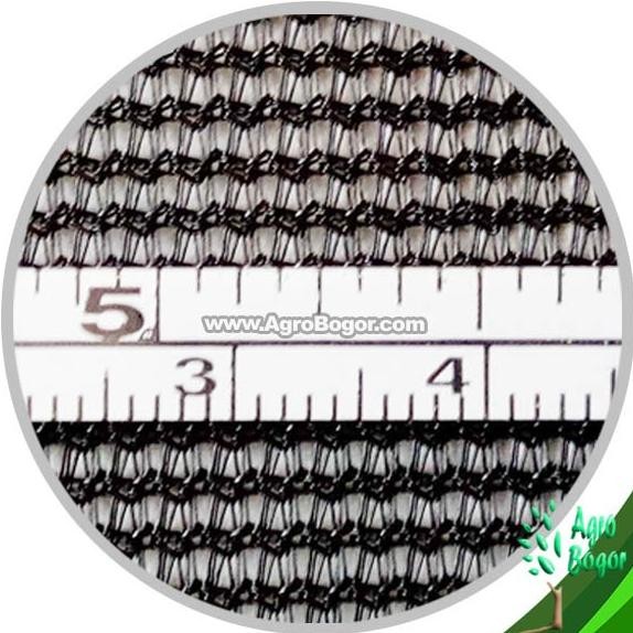 Paranet nilon 75%, lebar 3 meter, Panjang 1 meter, Paranet Nylon
