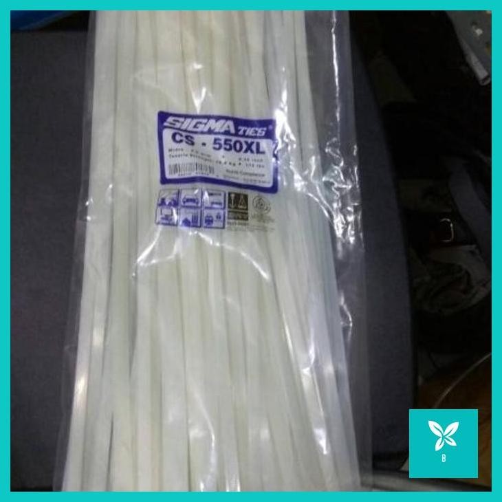 

KABEL TIES CABLE SIGMA 550 / 55CM . HITAM ATAU PUTIH