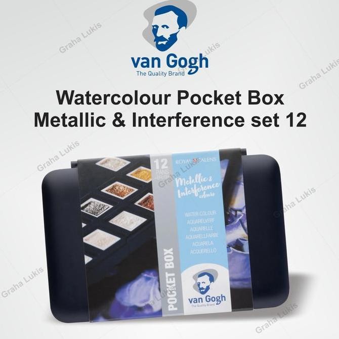 

HARGA DISC - Van Gogh Watercolour Metallic set 12
