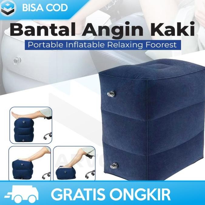 BANTAL ANGIN KAKI SENDERAN SANTAI PORTABLE RELAXING FOOT REST POMPA