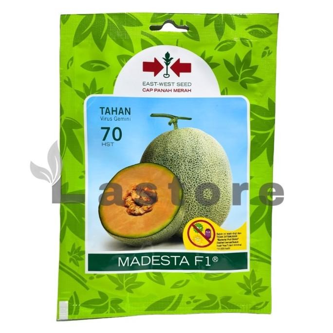 benih melon daging orange madesta f1 rock melon cap panah merah