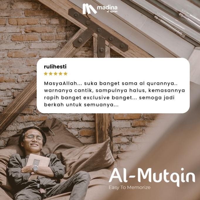 Al Quran/Alquran Hafalan Terjemah Tajwid Madinah Ustmani Resleting A5 murah