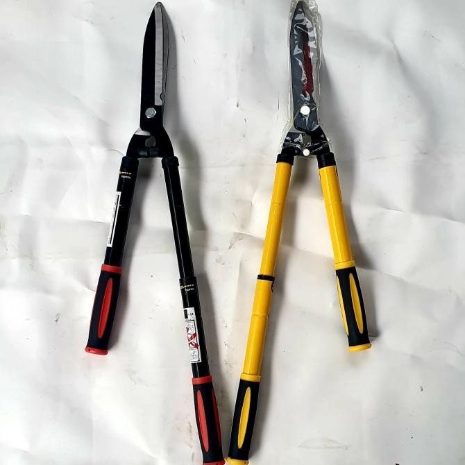 gunting rumput / gunting tanaman gagang besi tarik panjang WINSON