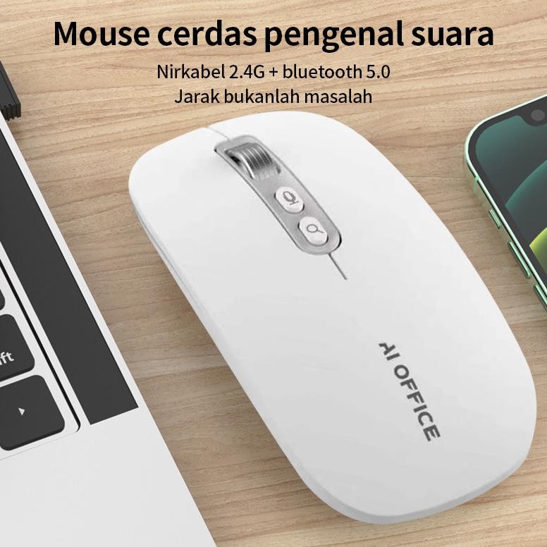 Miclink - M108-2 Mouse Ai Silent Click / Wireless Bluetooth Mouse
