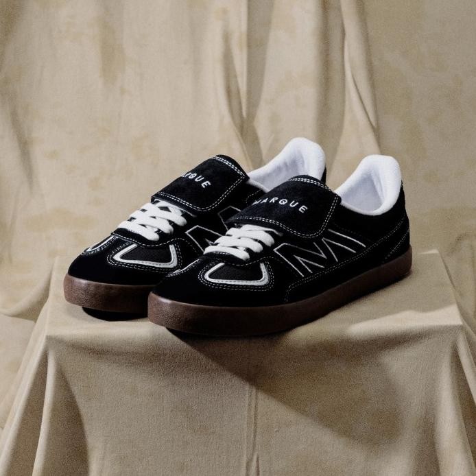 new  MARQUE.CO PANSER Series Black Hitam Gumsole - Sepatu Sneakers Pria & Wanita Unisex dengan Bahan