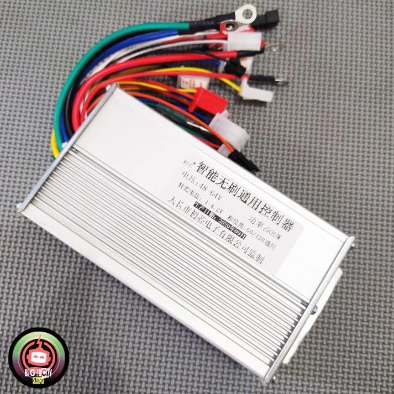 Premium Controller 48V - 64V 500W Bldc Brushless Universal Kontroler Sepeda Listrik 48V 60V 64V Cont