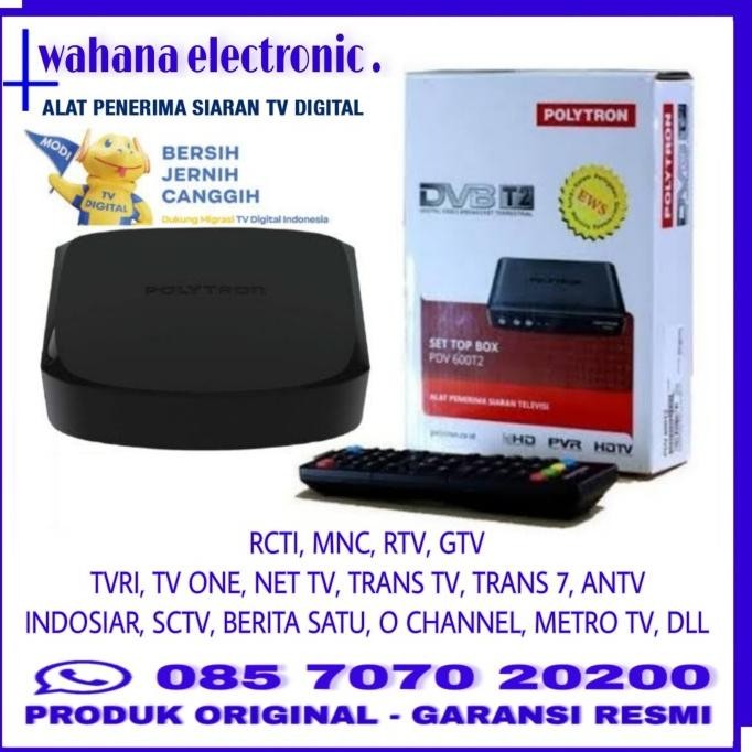 STB SETOPBOX SETOP BOX SET TOP BOX POLYTRON MATRIX DVBT2 TV DIGITAL TV