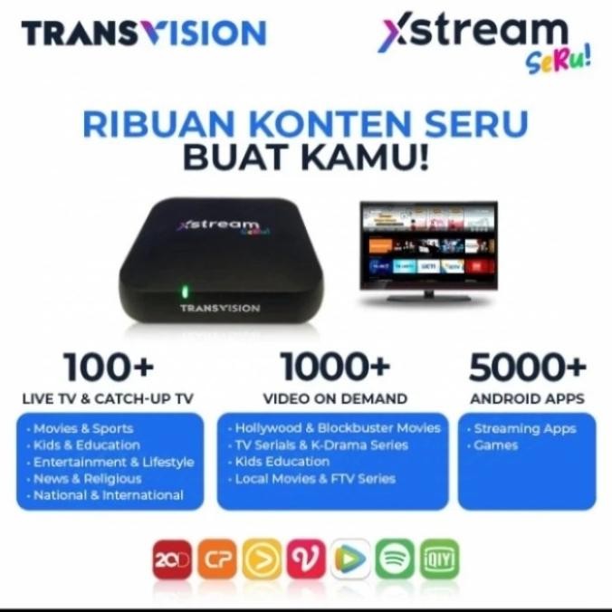 android box tv transvision xstream