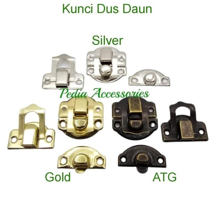 

KUNCI DUS BESAR/ KUNCI KOTAK PLAKAT/PENGAIT BOX 2,5x3cm Pak Isi 100pcs