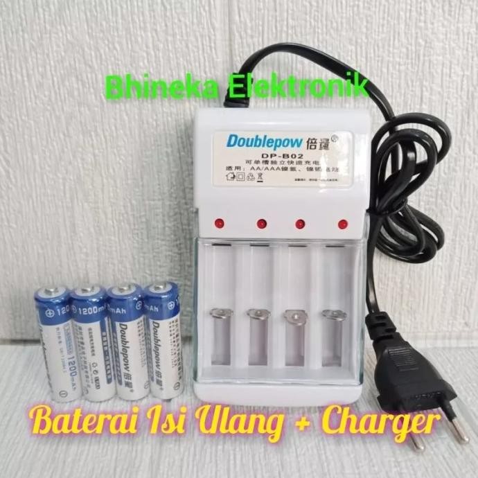 batrai cas AA 1200 mAh + charger