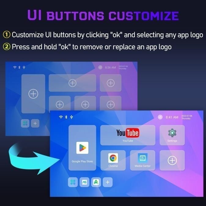 H96 Max M1 Android 13 RAM 4/64GB RK3528 Android Tv Box Wifi 6 BT 4.0