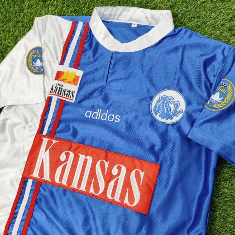 Df-8 Jersey Arema Kansas Full Bordir Bahan Paragon Mengkilap / Jersey Arema Retro / Jersey Arema Fc 