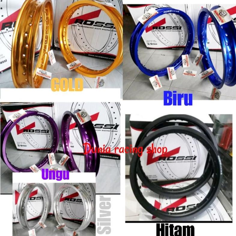 Sepasang Velg Rossi Pelek Rossi 120 140 17 / 140 140 17 / 140 160 17 / 160 185 17 / 185 215 17 / 215