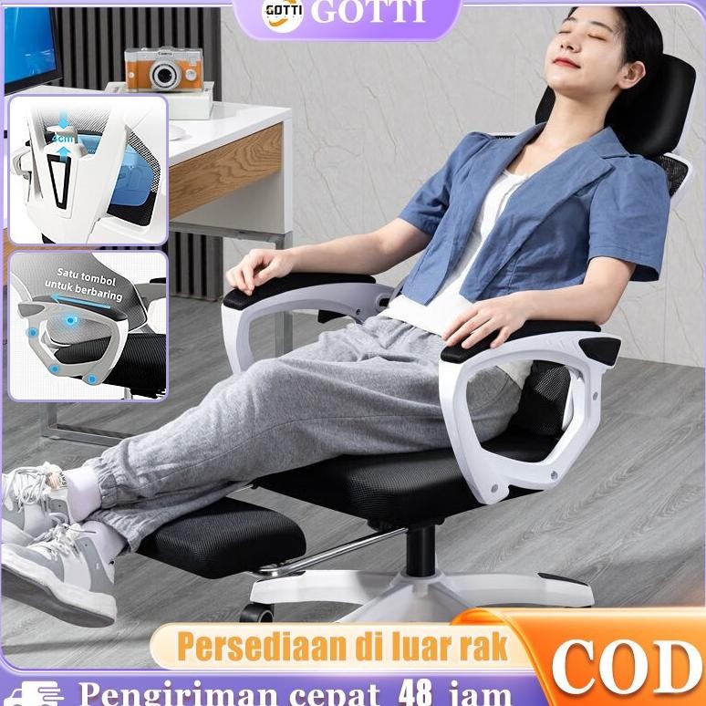 GOTTI kursi kantor office chair Hidrolik Office Chair kursi belajar minimalis gaming chair kursi Gar