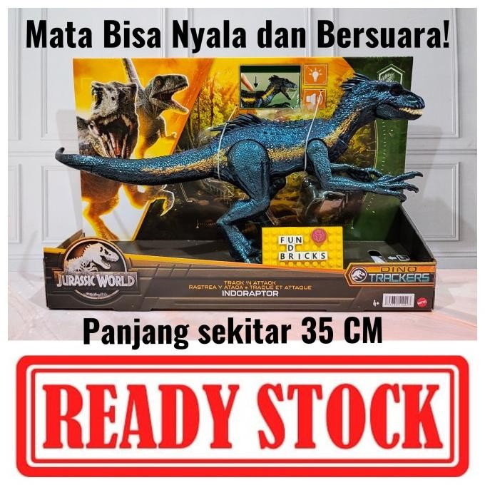 Mattel Jurassic World Dino Track N Attack Indoraptor