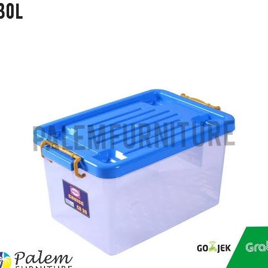 CONTAINER BOX SERBAGUNA RODA 30 LITER SHINPO