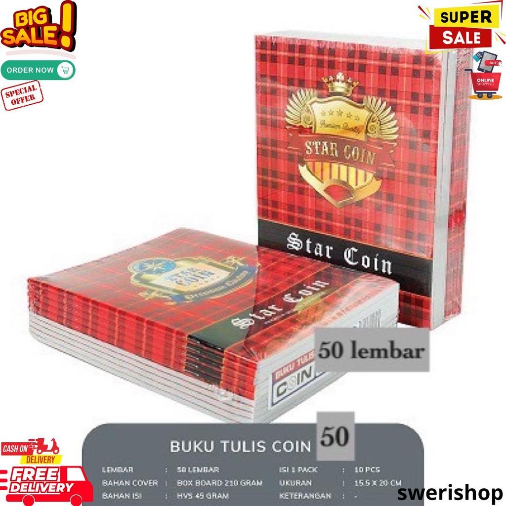 

Buku Tulis Murah 50 Coin D Terlaris