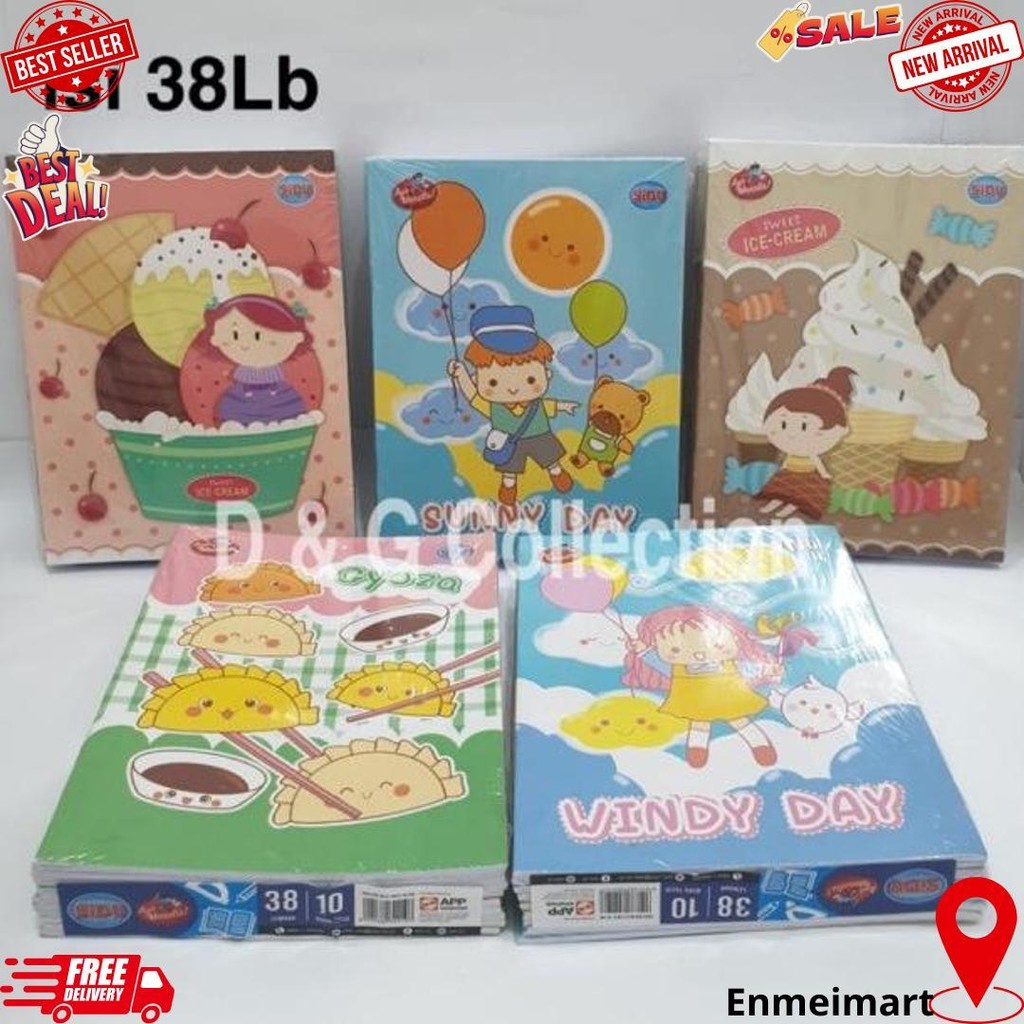 

Buku Tulis Sidu 38 Lembar Murah Grosir / Buku Sidu 38 D Termurah