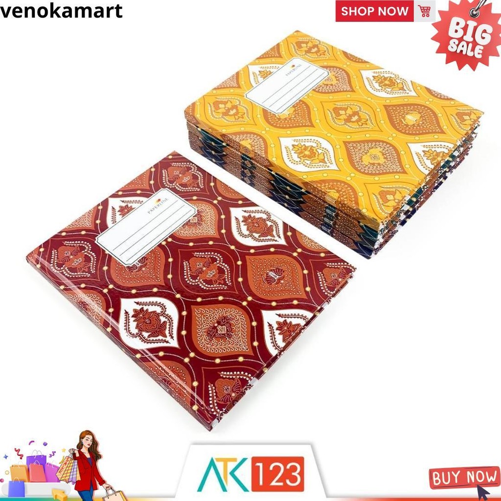

Buku Tulis Hardcover Paperline Quarto / Kuarto / Kwarto 100 Lembar D Cod