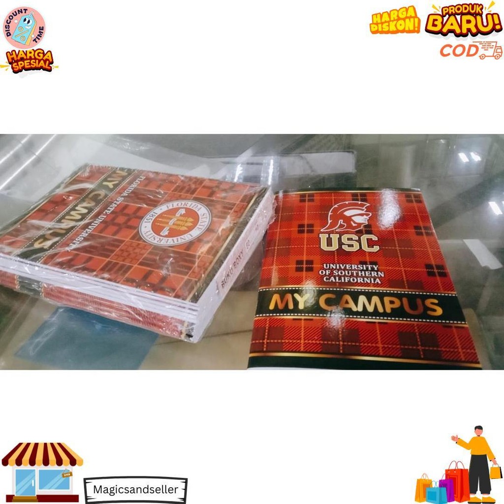 

Buku Tulis Campus 50 Lembar Panjang X-Box (1Pak) ++Vv D Sale