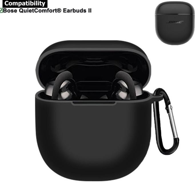 Original Case Casing Cover Silicone Bose Quietcomfort EarII/2 tws + Hook