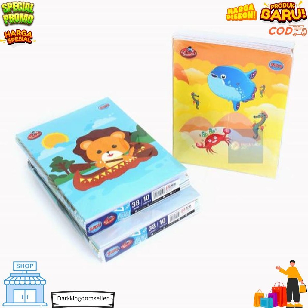 

Buku Tulis Sidu 38 Lembar Isi 10Pcs D Promo 4.4
