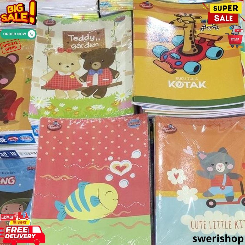 

(Pak) Buku Tulis Sidu 38/ Buku Tulis Sinar Dunia 38 Lembar 10 Pcs/ Buku Tulis Murah D Best Seller