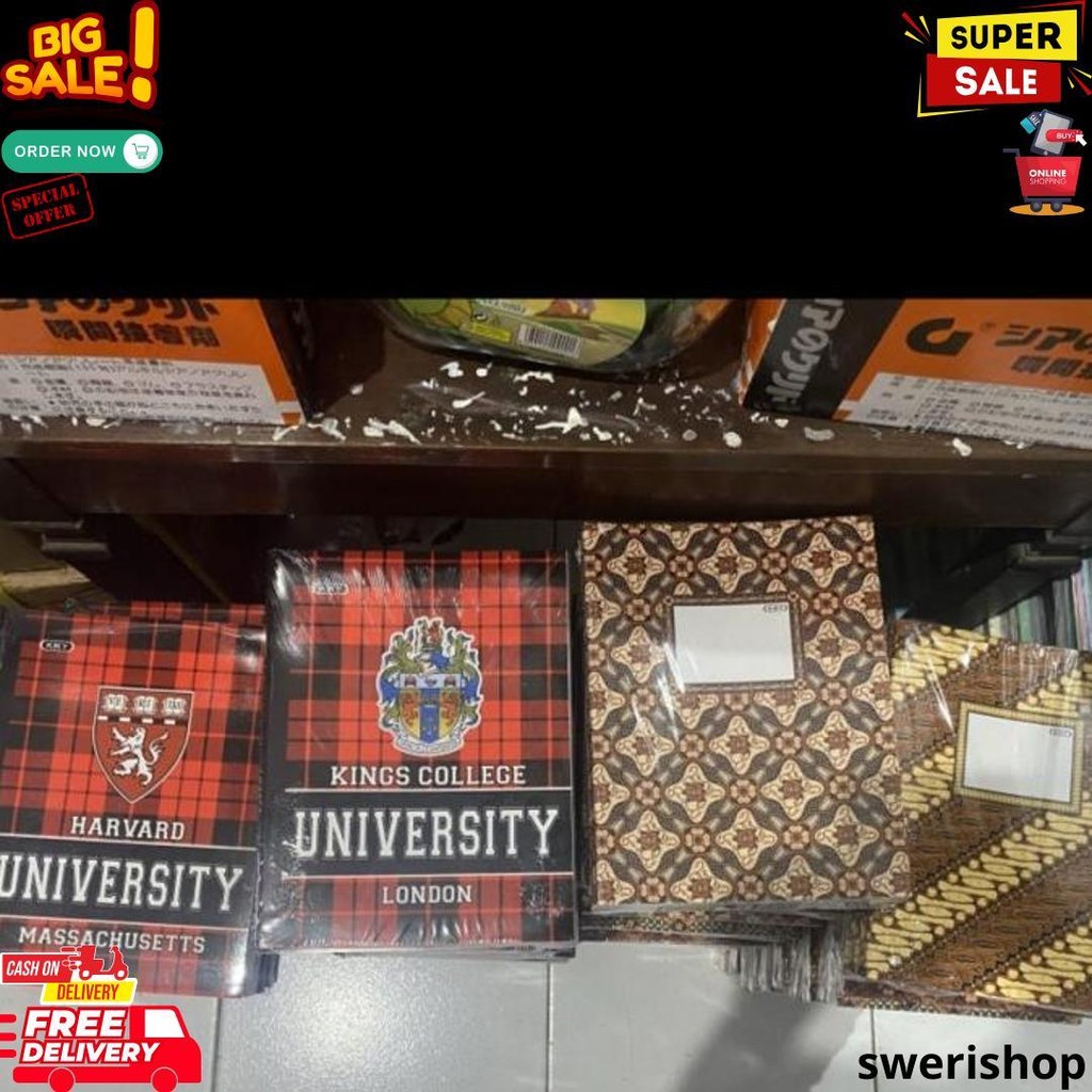 

Buku Tulis Kiky 38 Lembar 1 Pak (Isi 10 Buku) Bagus / Warna / Polos D Cod