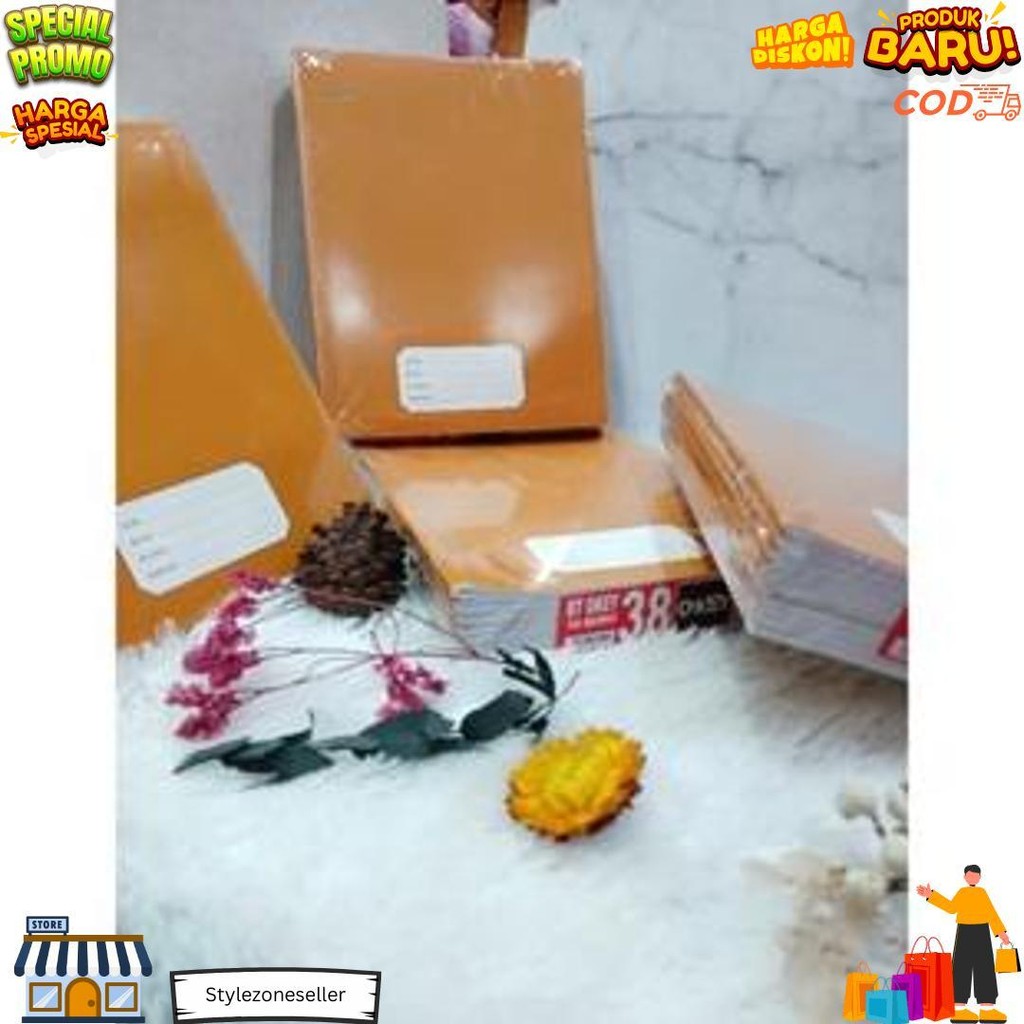 

(10Pack) Buku Tulis 38 Lembar Sampul Coklat Premium-Buku Tulis 38 Halaman D Promo Puncak