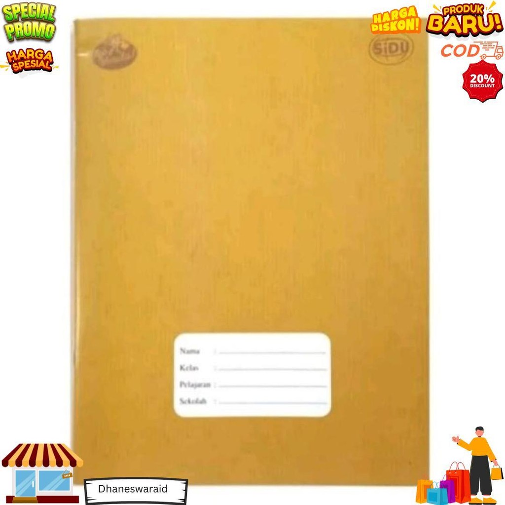

Buku Tulis Sidu Kraft 40 Dan 60 / Pack Isi 10 Buku D Best Seller
