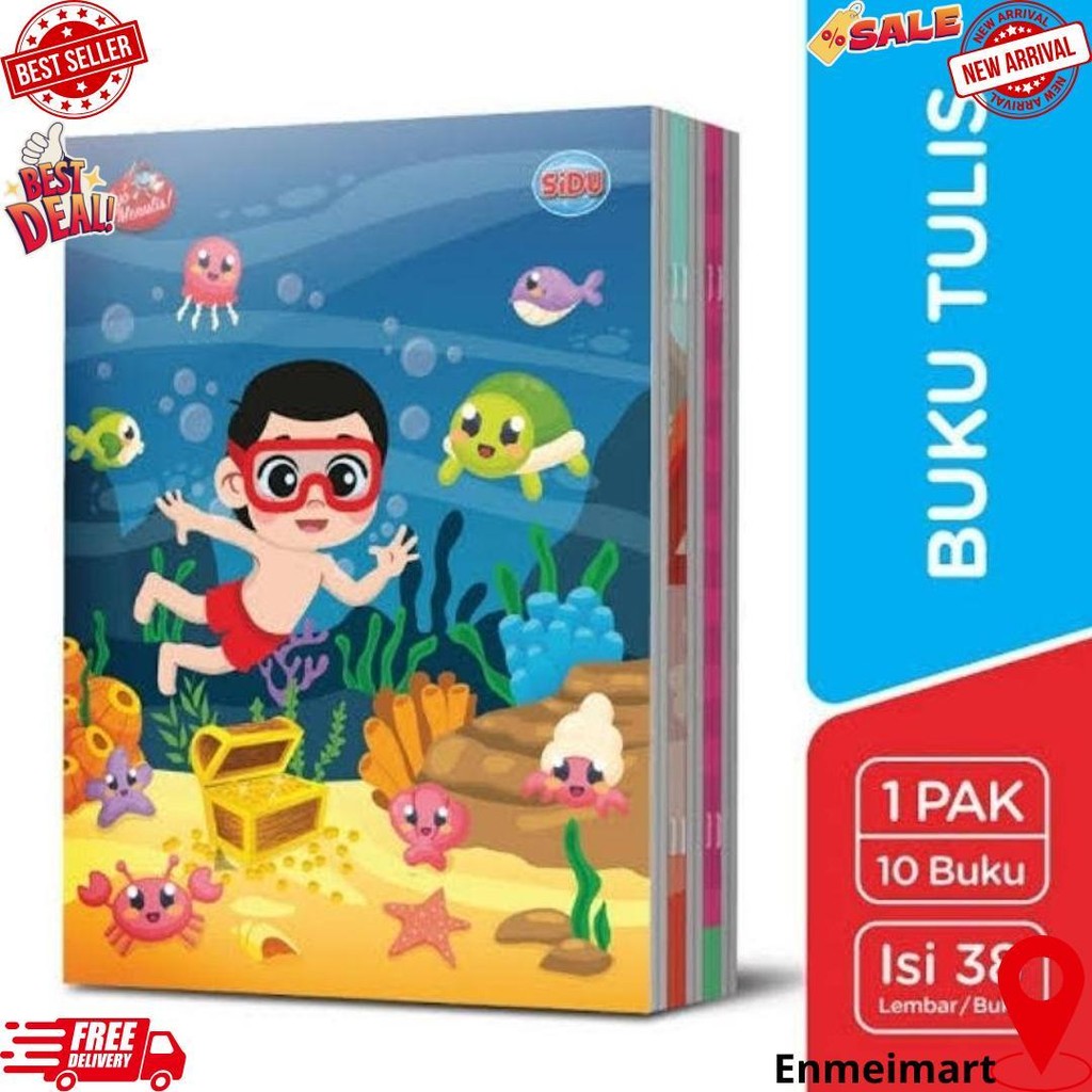 

Sidu Buku Tulis 38 Isi 10 Bj / Sidu Buku Tulis Isi 38 Lembar 1 Pak Isi 10 Buku D Promo 4.4