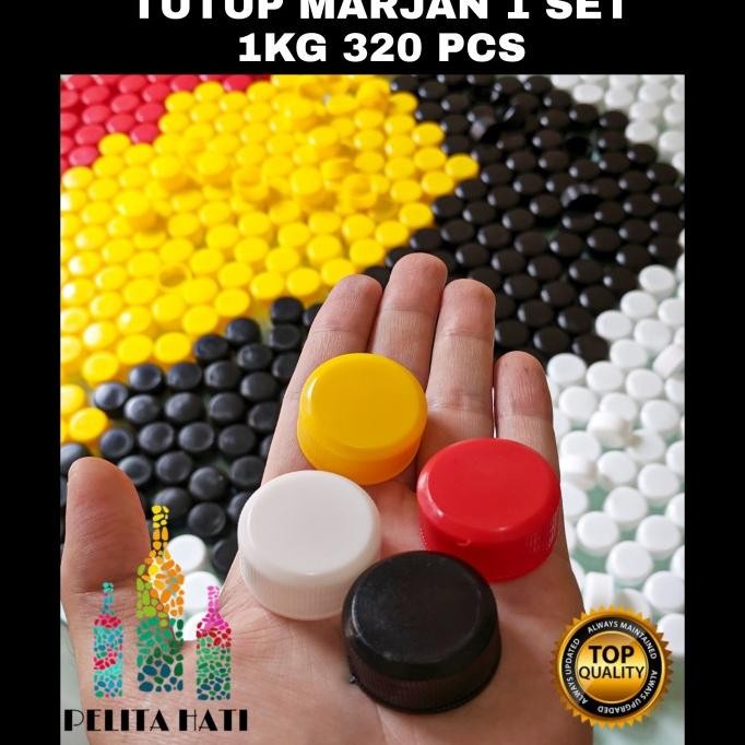 TUTUP BOTOL KACA MARJAN, ASI, DUROL 1 KG (LUAR SAJA)