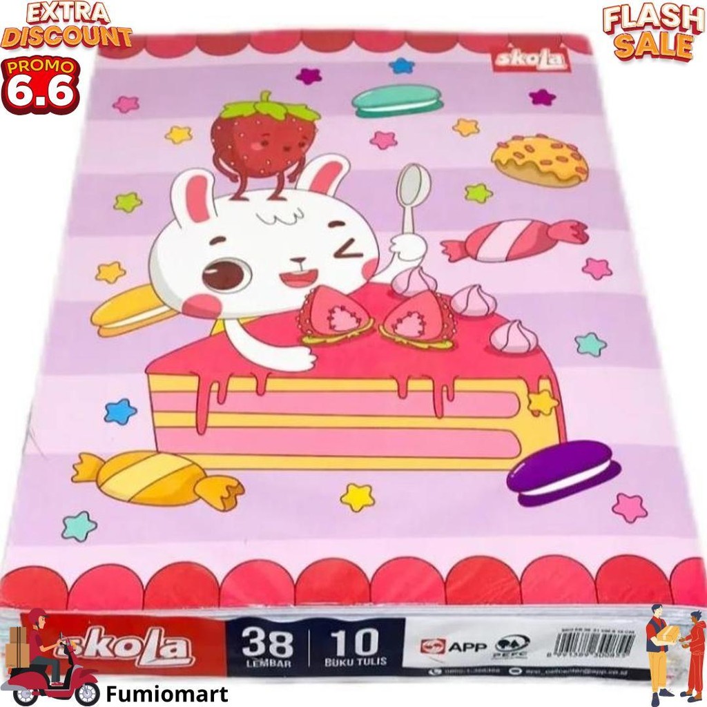 

Buku Tulis Skola - 38 Lembar [Isi 10 Buku] D Best Seller