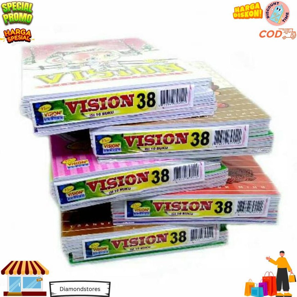 

Buku Tulis Vision 38/10 D Sale